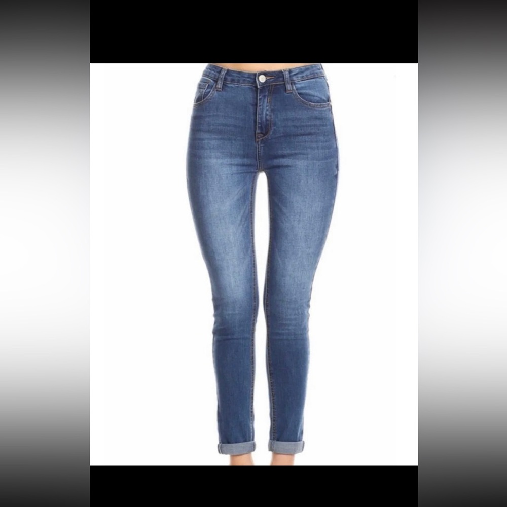 High rise jeans